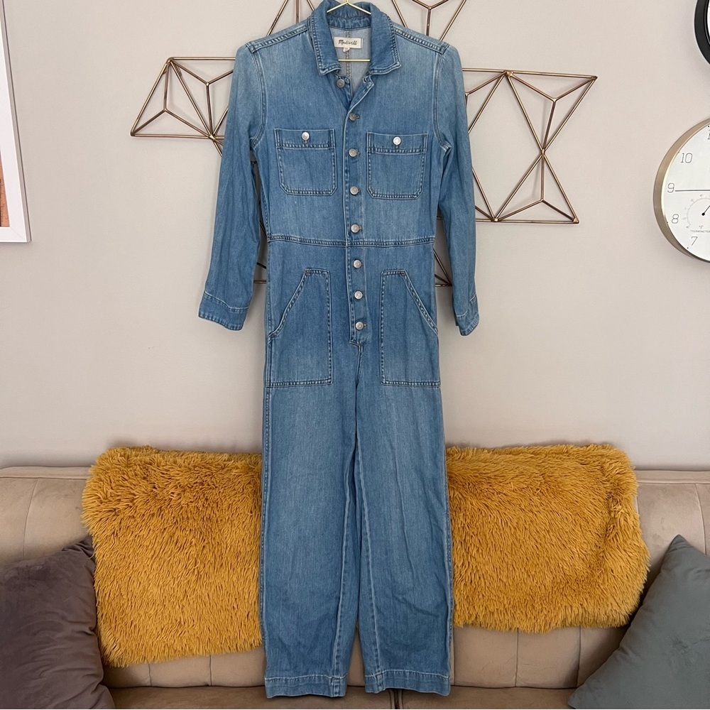Madewell Denim Long-sleeved Jumper, Size XXS